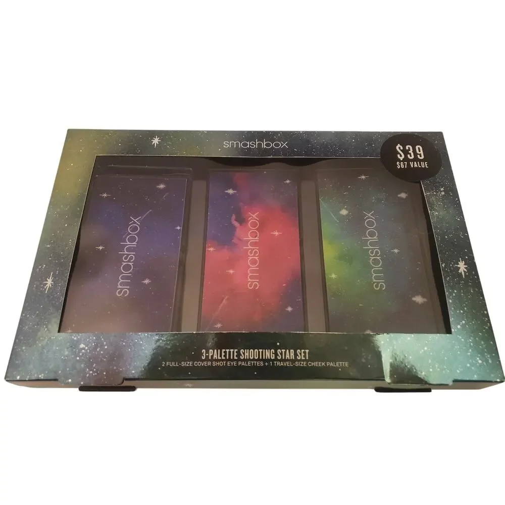 Smashbox 3 Palette Shooting Star Set NIB Eye Shadow & Cheek Palette